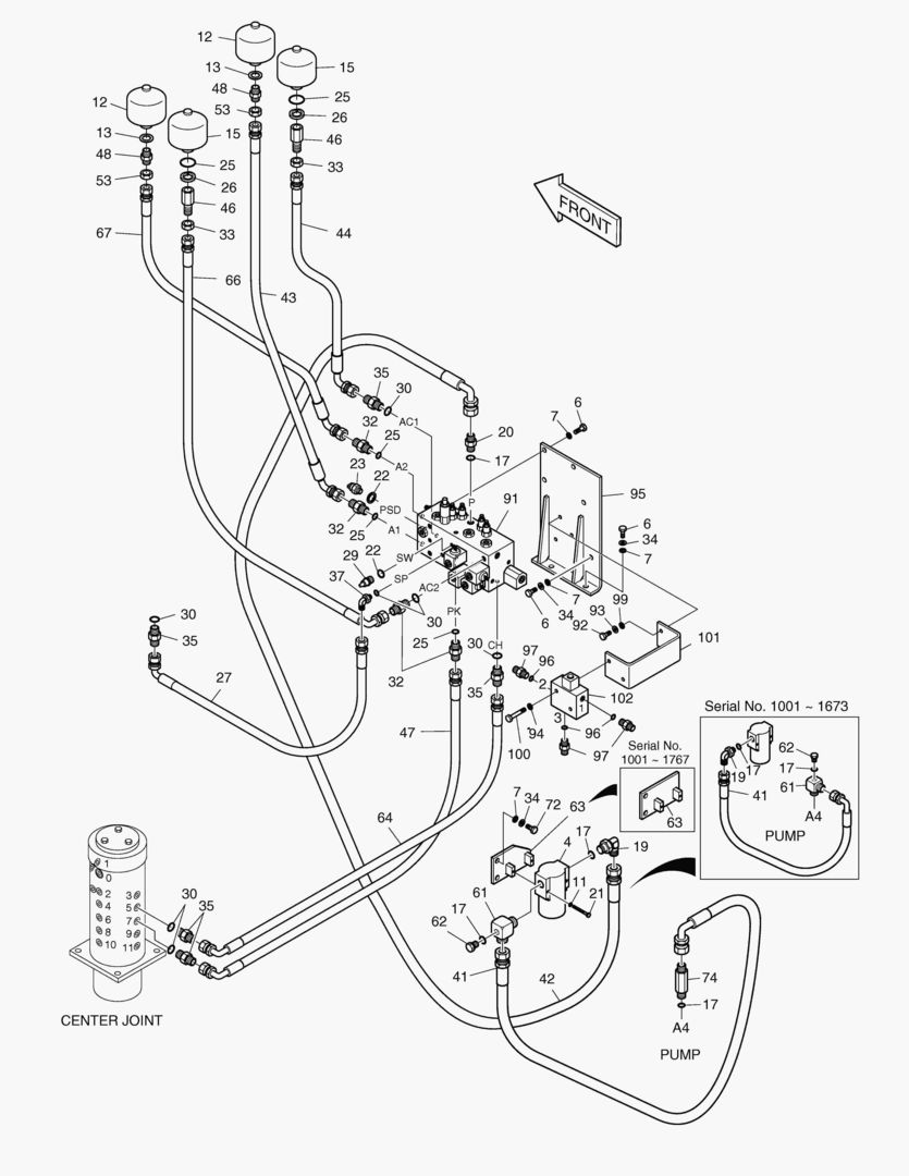 1280 BRAKE & MODULE PIPING(2)