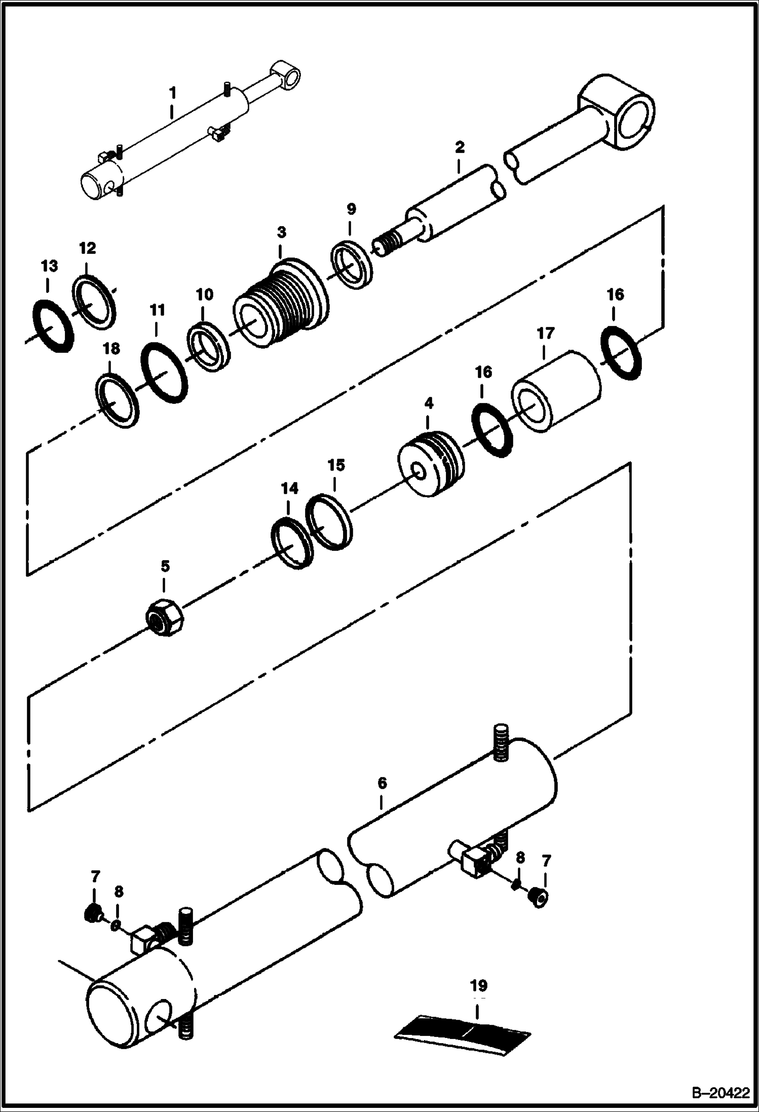 ЦИЛИНДР ОТВАЛА