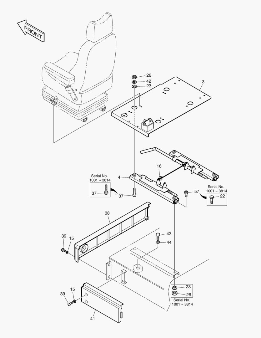 1510 SEAT & ELECTRIC BOX COVER