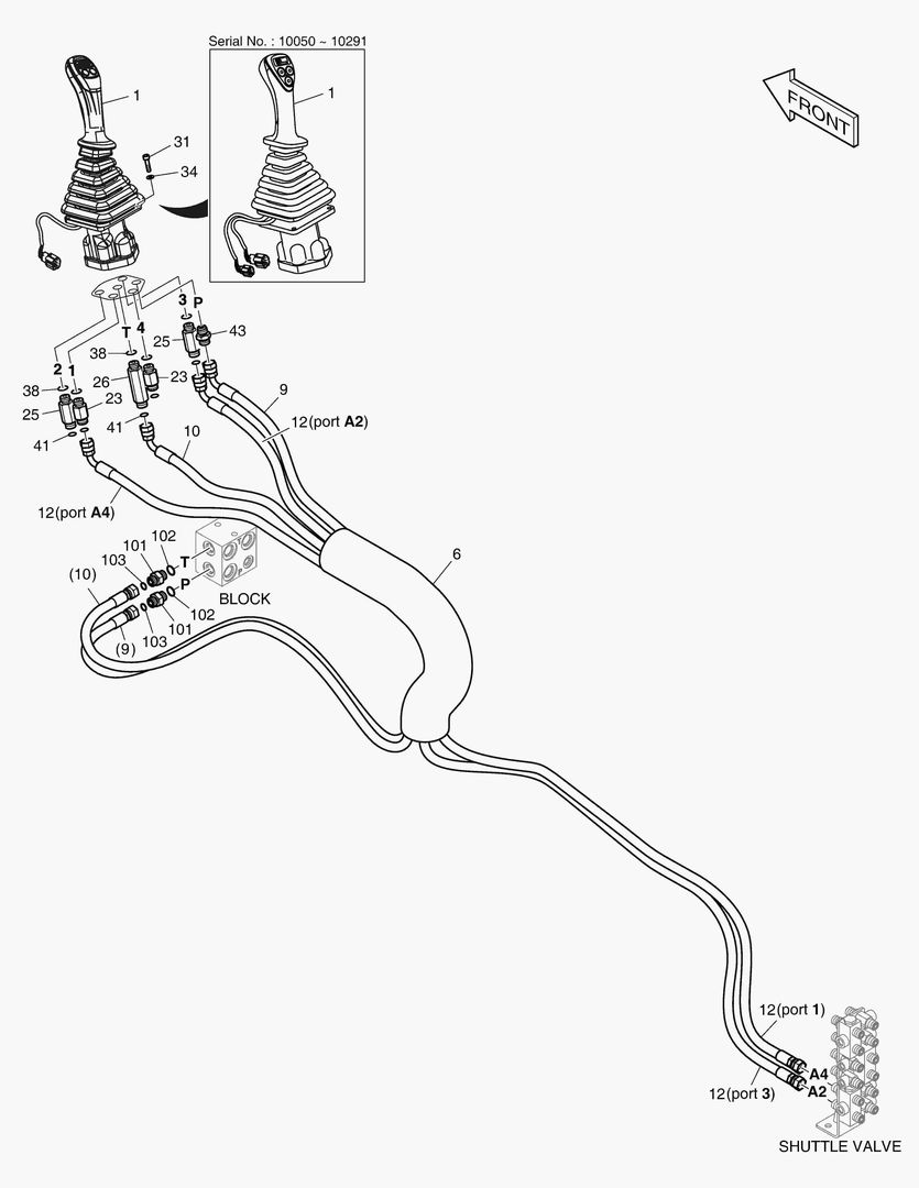 ТРУБОПРОВОД СЕРВОУПРАВЛЕНИЯ(6)
