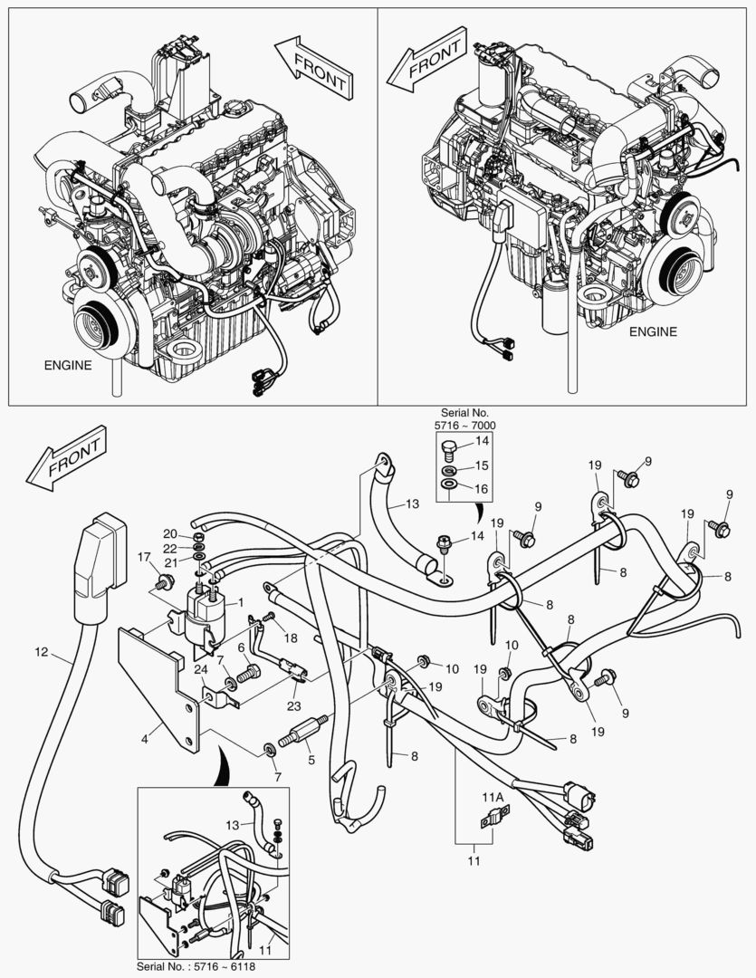 1711 ELECTRIC PARTS - ENGINE [5716~]