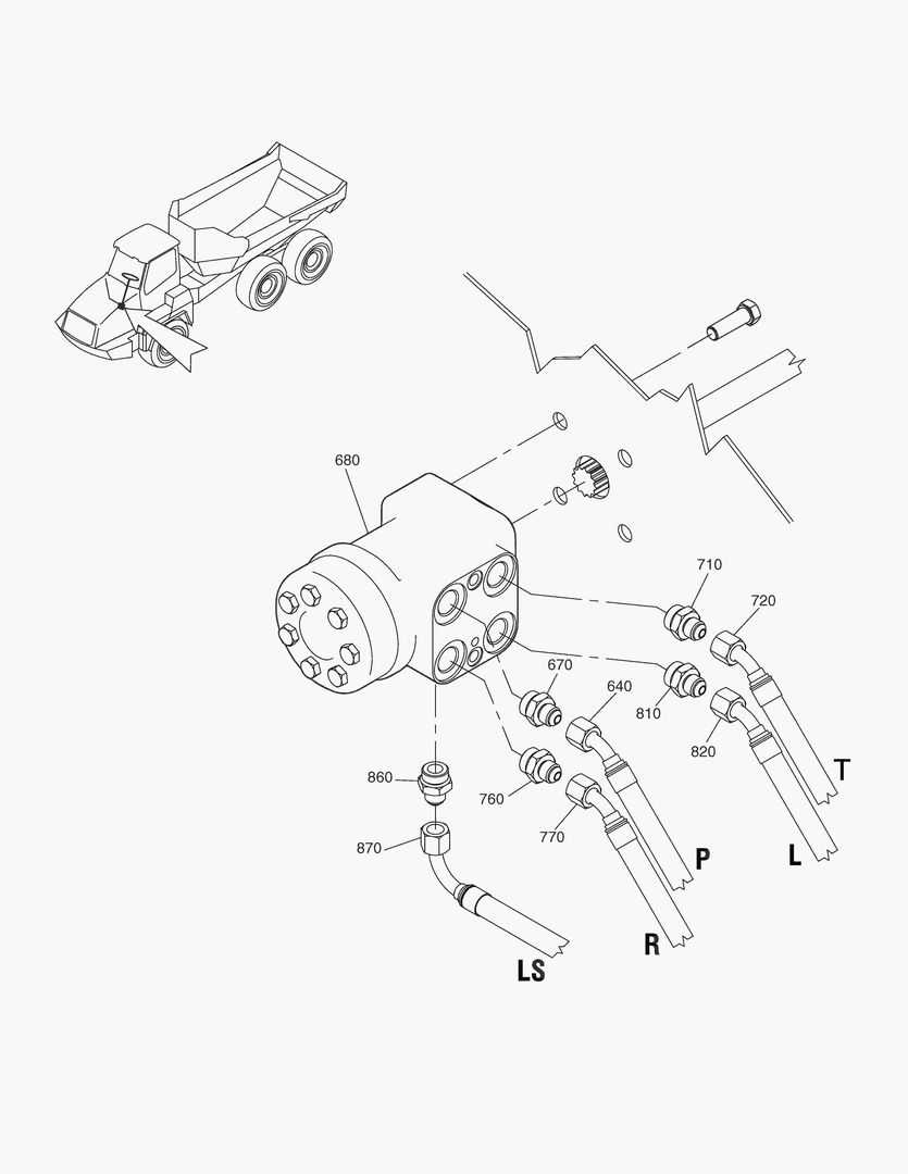 G190-140 STEERING SERVO VALVE