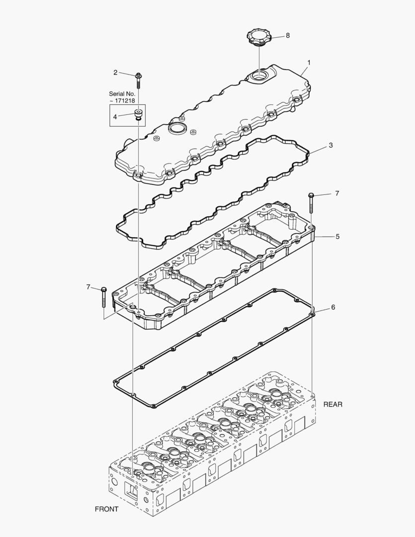 КРЫШКА ГОЛОВКИ ЦИЛИНДРА