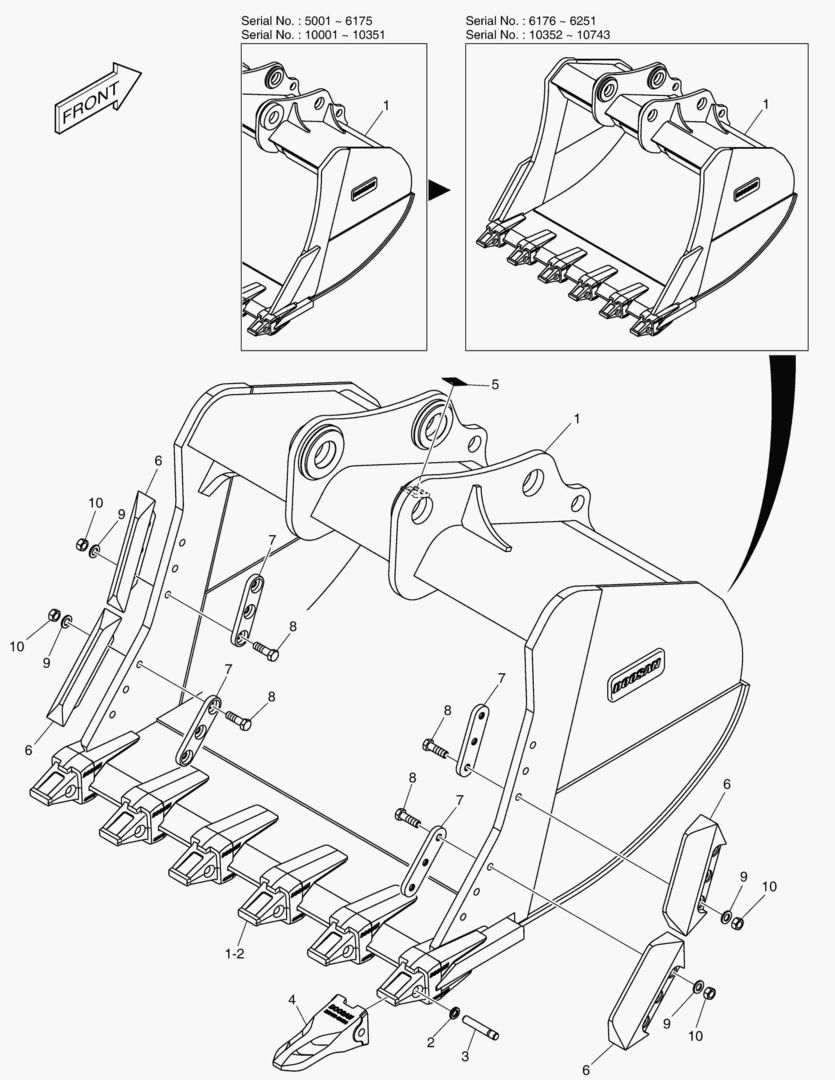 7680 BUCKET ASSВґY - 2.22mВі - S CLASS