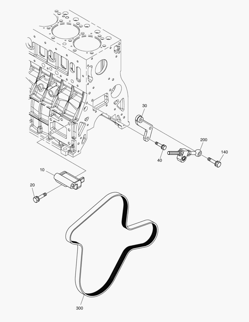 026 ALTERNATOR & ALTERNATOR MOUNTING