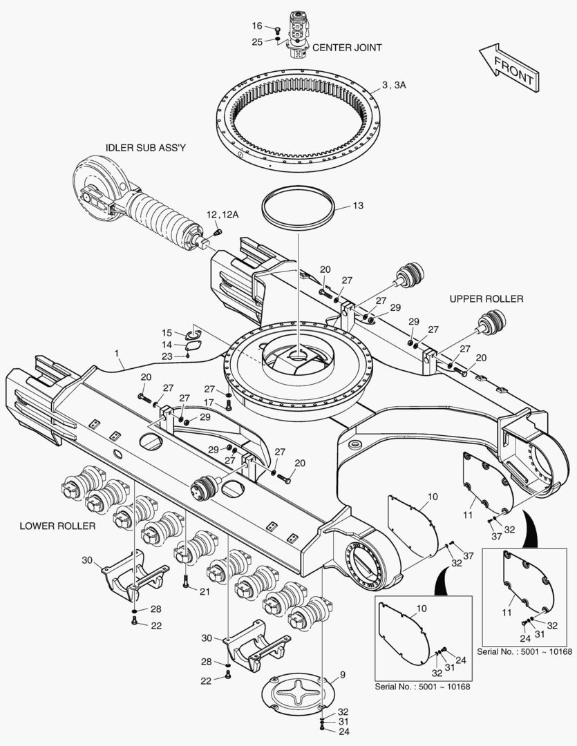 РАМА ГУСЕНИЦЫ