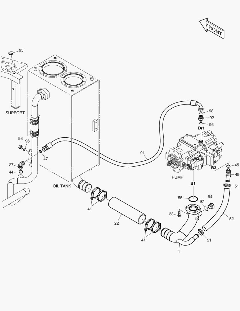 ТУБОПРОВОД МАСЛЯНОГО РАДИАТОРА(1)