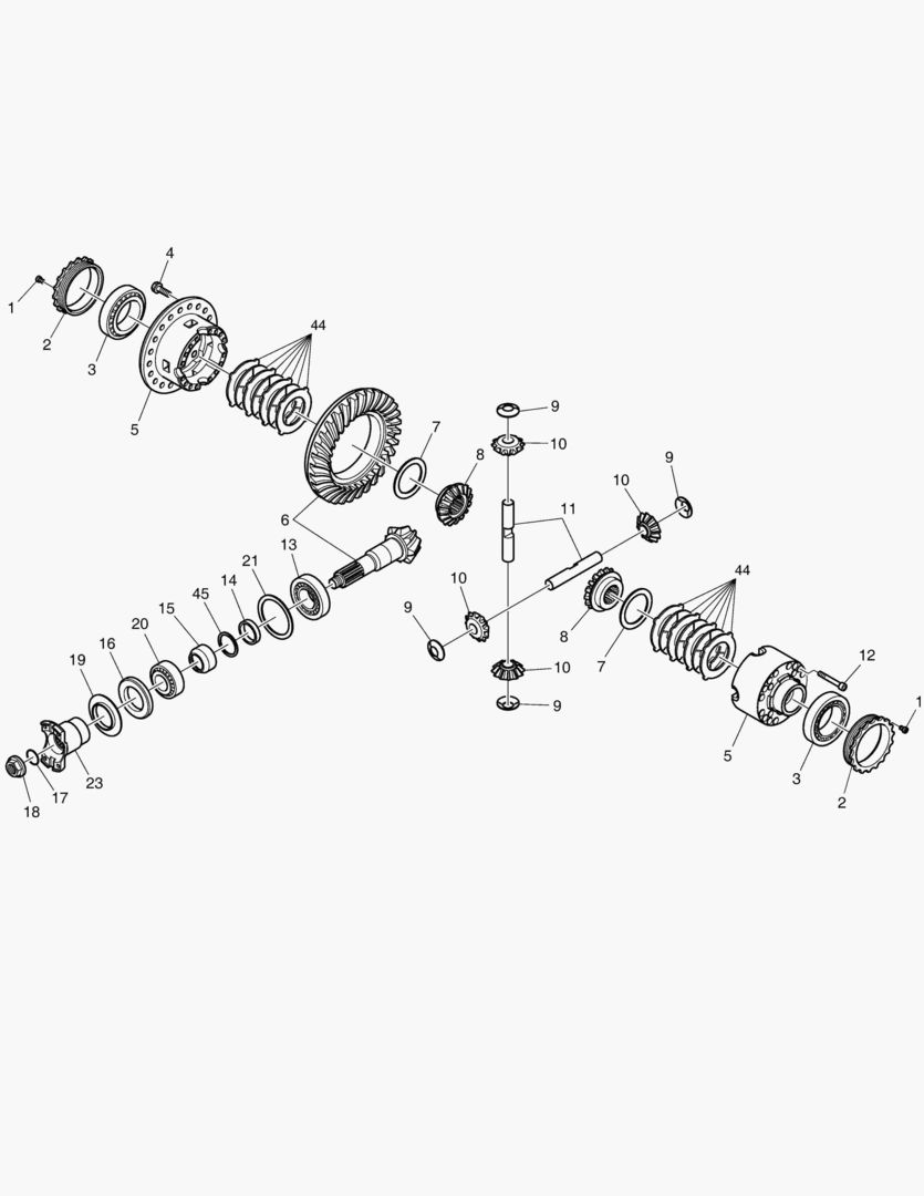 3180 DIFFERENTIAL - REAR AXLE(LSD)