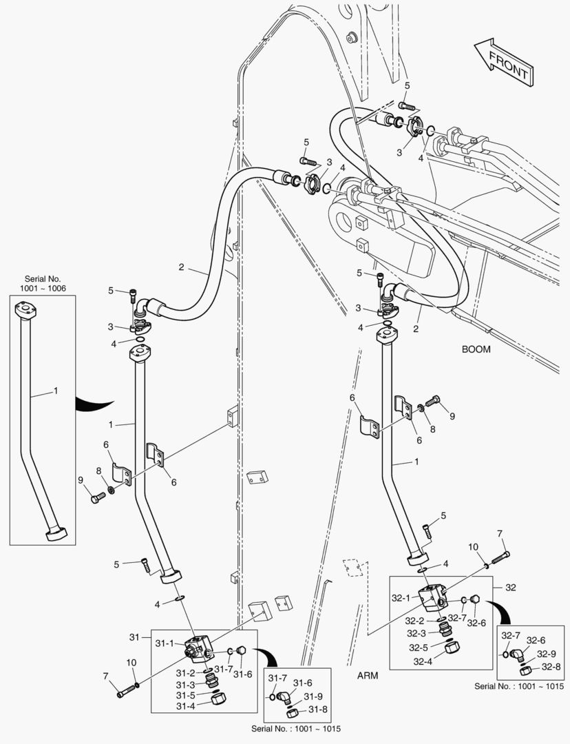 Спецтехника 6860 ARM PIPING - ARM 3.1m(ONE & TWO WAY) - главное фото