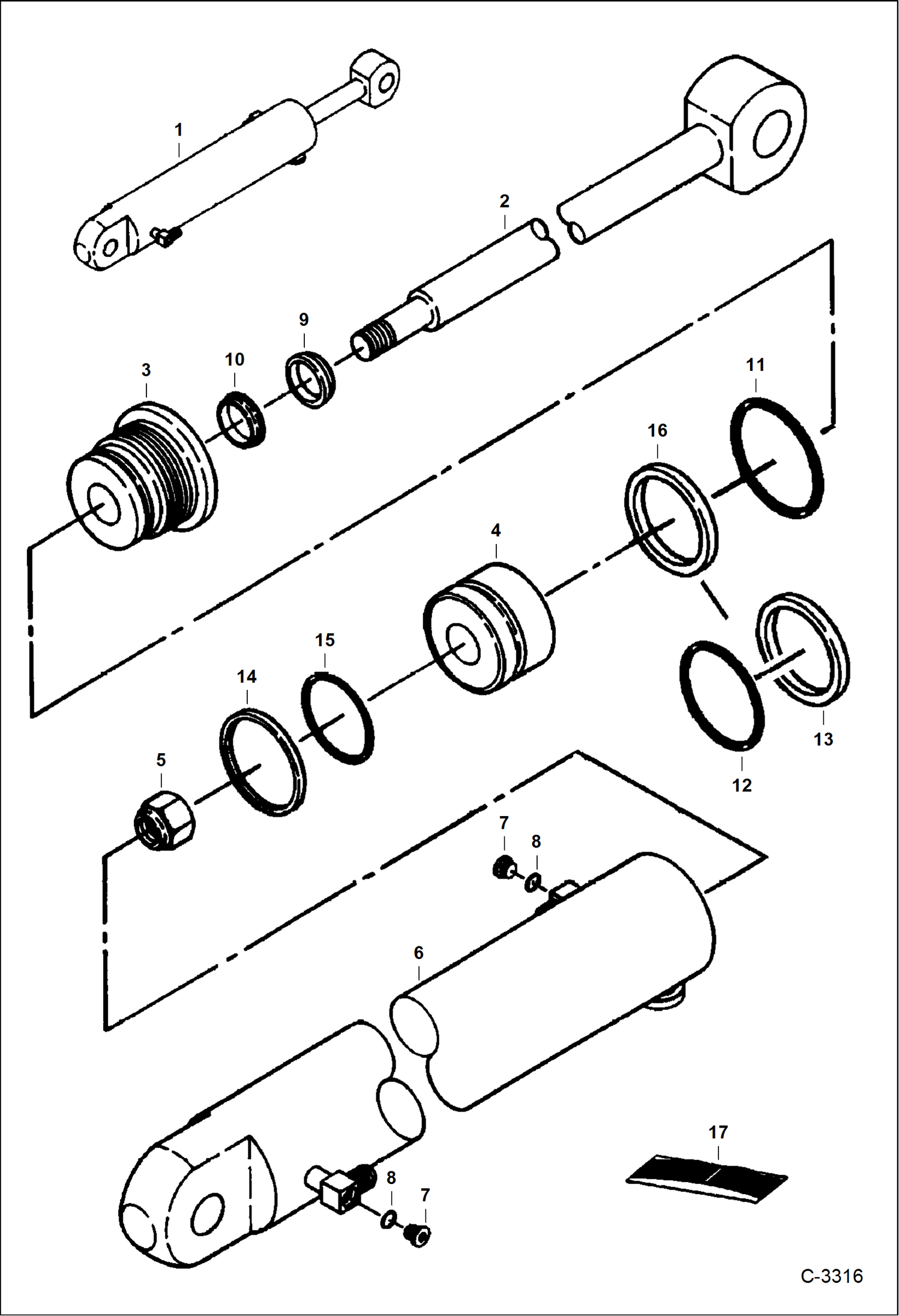 ЦИЛИНДР СТРЕЛЫ