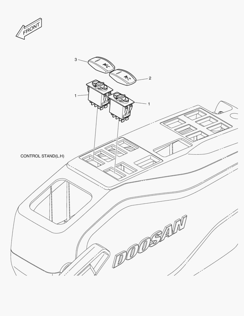 ВКЛЮЧАТЕЛЬ - ПЕРЕДНИЙ АУТРИГЕР(ИНДИЯ)
