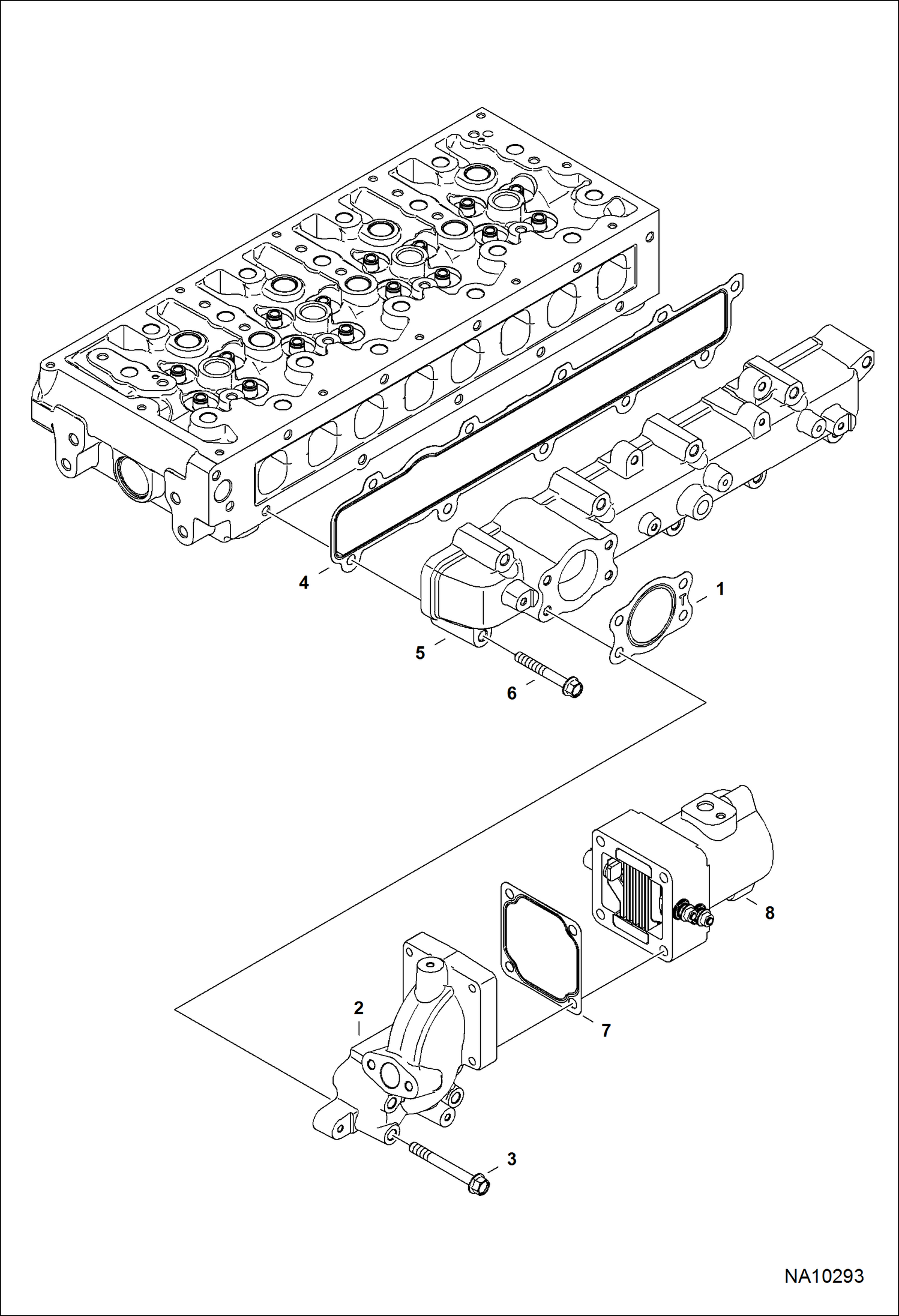 Схема ВПУСКНОЙ КОЛЛЕКТОР