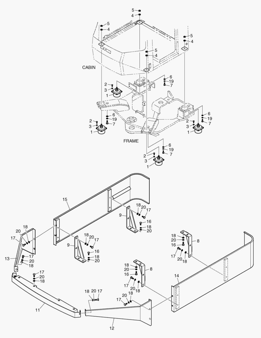 УСТАНОВКА КАБИНЫ