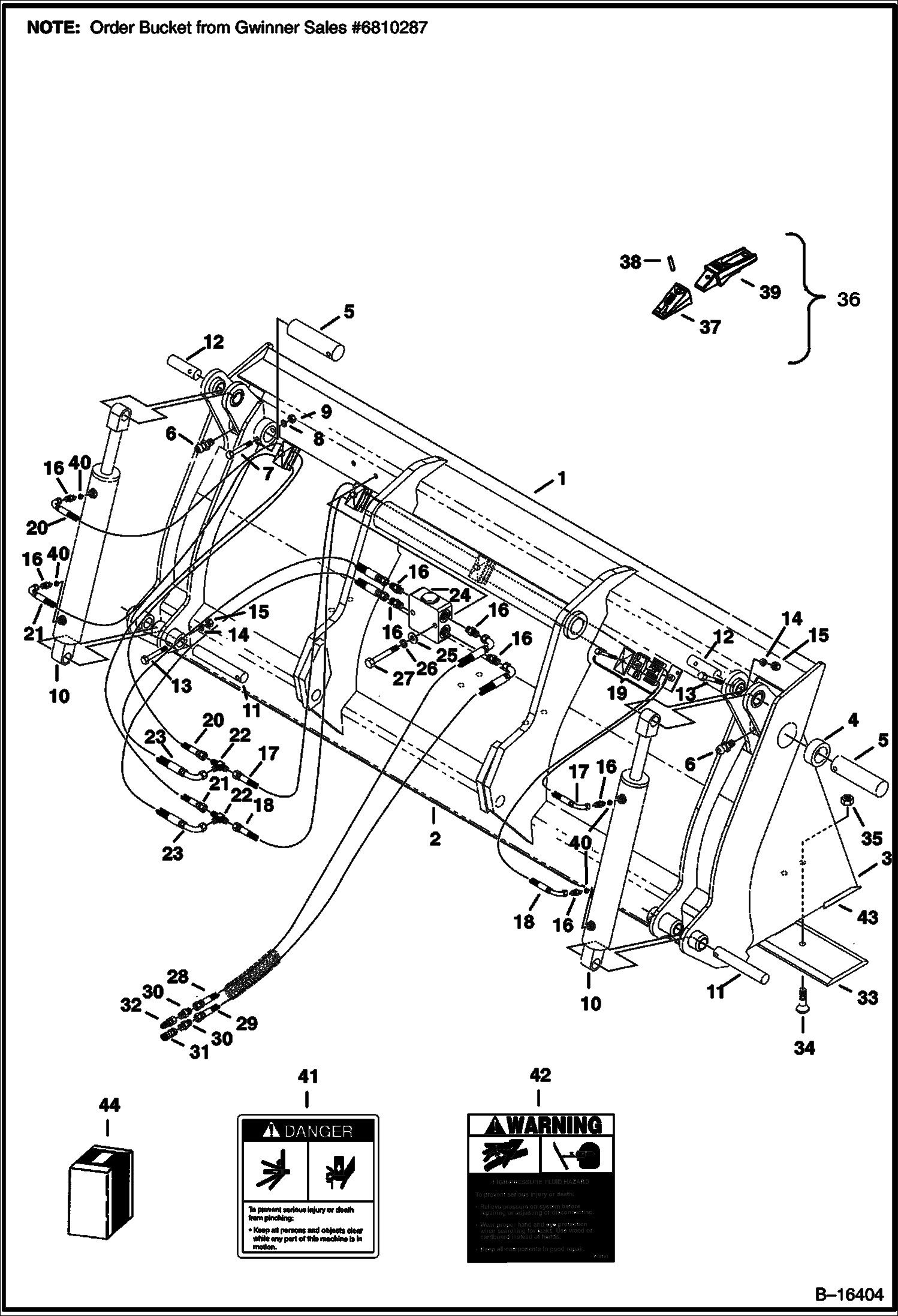 90-- ДВУХЧЕЛЮСТНОЙ КОВШ (028700102 И ВЫШЕ)