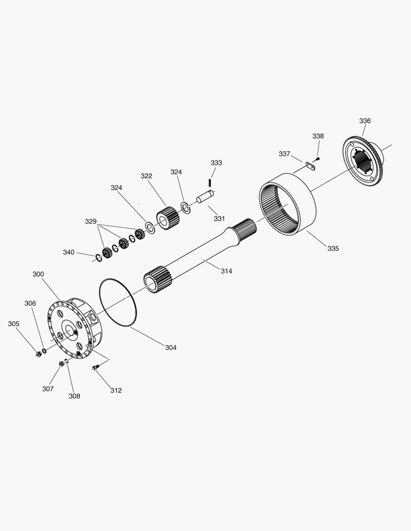 G250-30 PLANETARY GEAR DRIVE