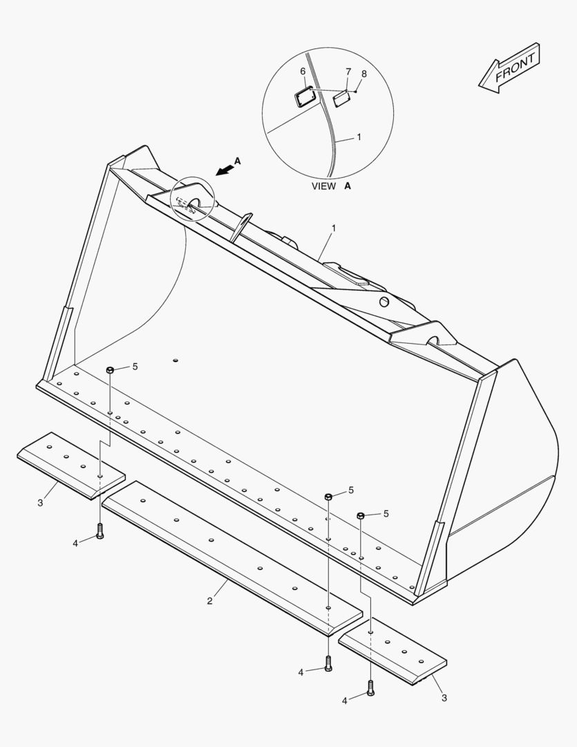 5510 BUCKET - 4.8гЋҐ CUTTING EDGE(WC)