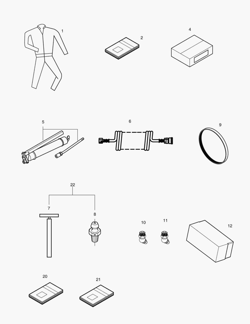 Схема 4110 SPARE PARTS