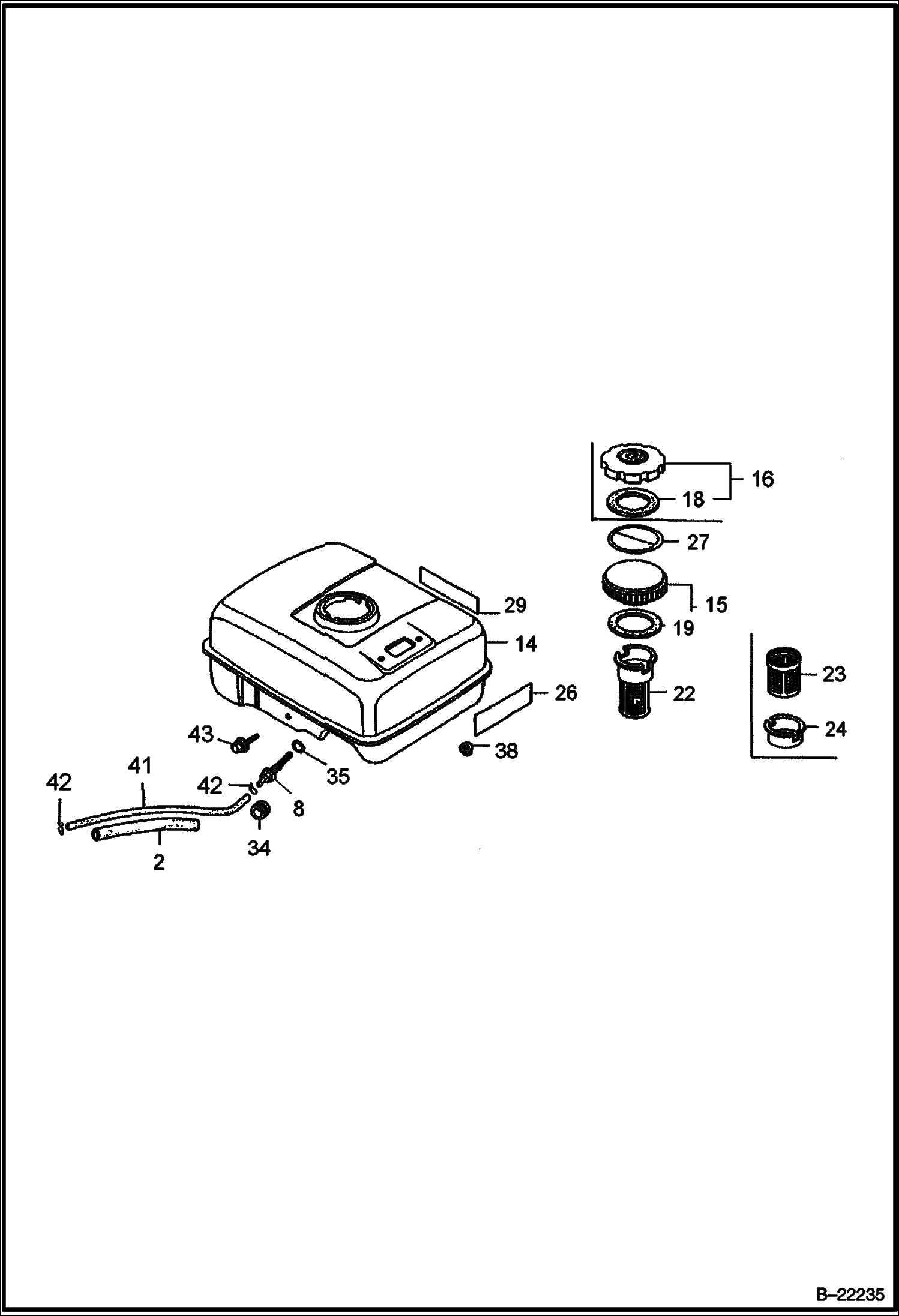 HONDA ДВИГАТЕЛЬ (ТОПЛИВНЫЙ БАК)