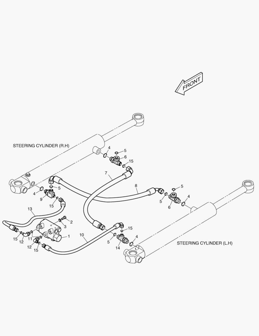 ПАТРУБКИ РУЛЕВОГО УПРАВЛЕНИЯ