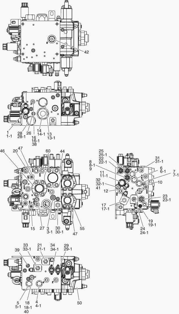 G190-220 MAIN VALVE,EXPLODED