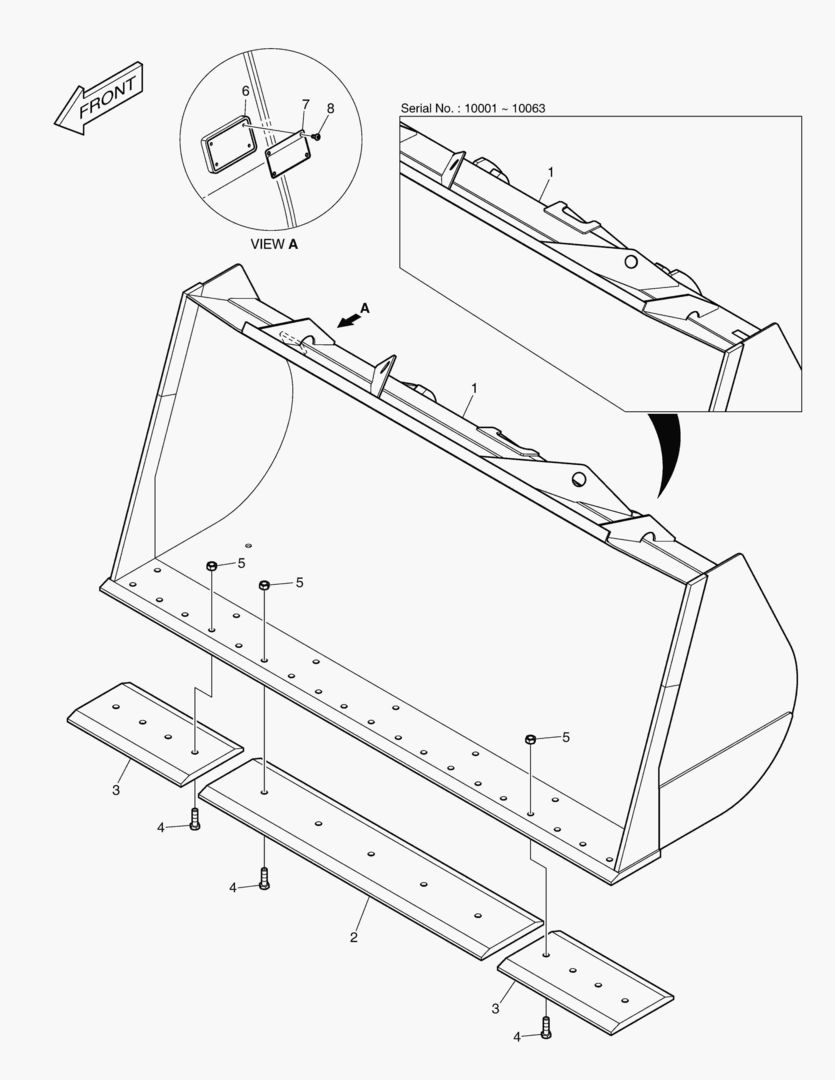 5240 BUCKET-3.9гЋҐ - CUTTING EDGE