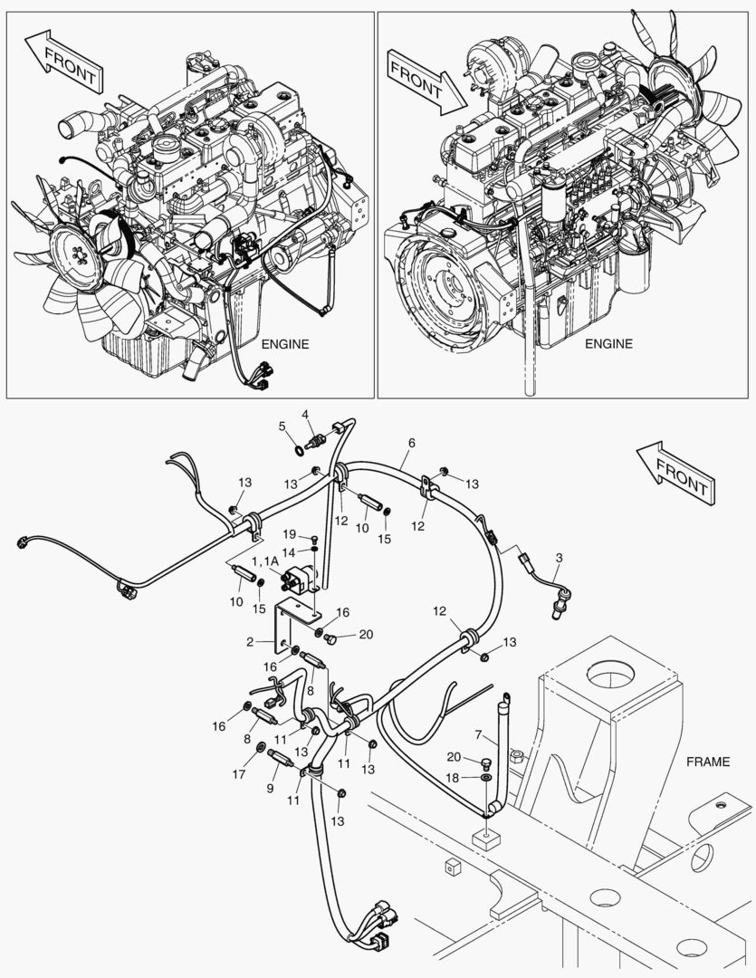 1750 ELECTRIC PARTS - ENGINE [5001~2549]