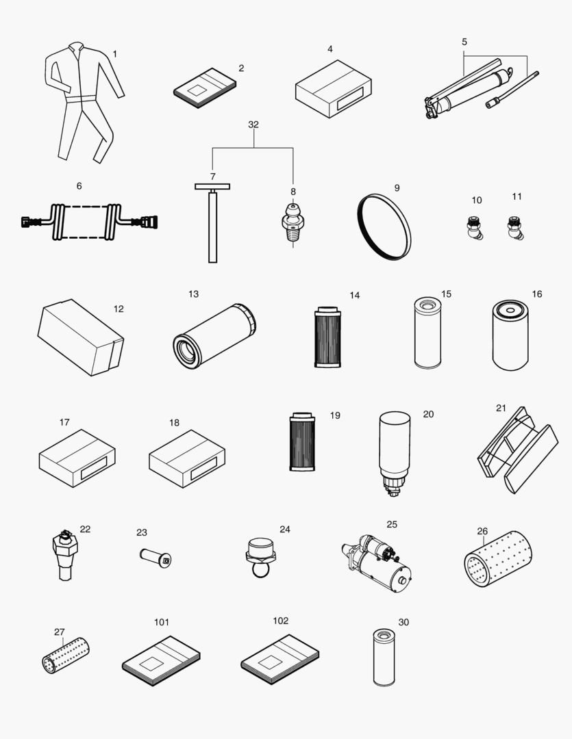 Спецтехника 5470 SPARE PARTS - PROMOTION - главное фото
