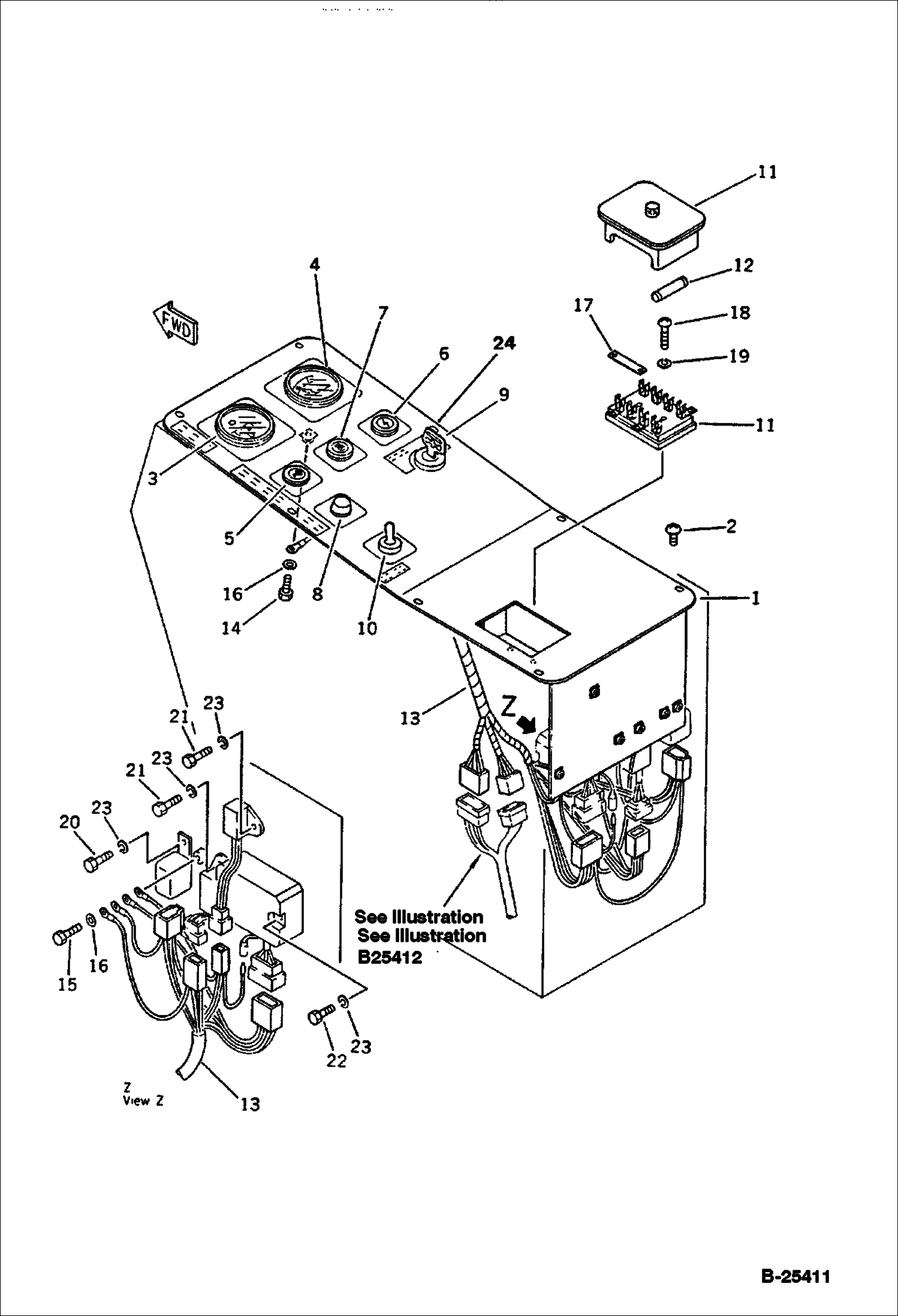 ПАНЕЛЬ ИЗМЕРИТЕЛЬНЫХ ПРИБОРОВ