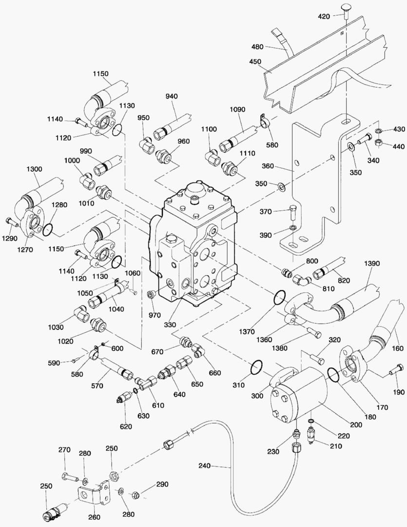Спецтехника G190-16 STEERING VALVE [810001~810052] - главное фото