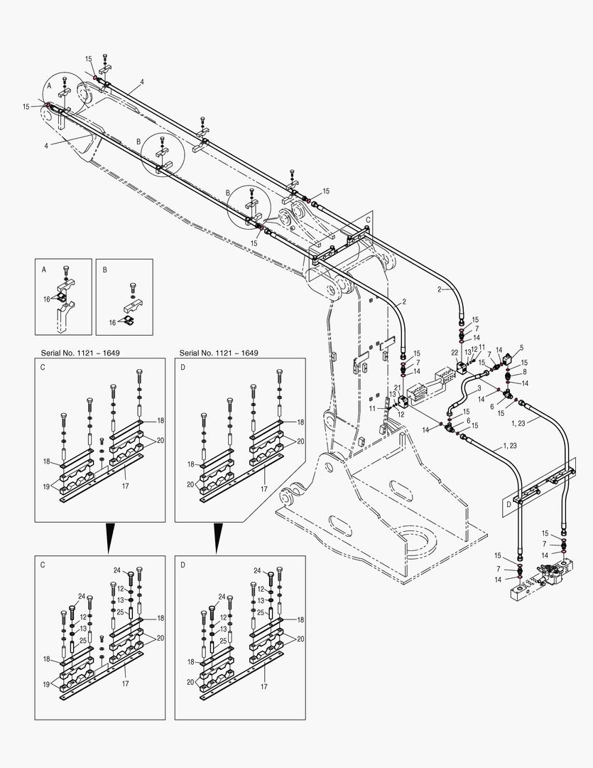 Спецтехника 7390 FRONT PIPING-ONE & TWO WAY(ARTI.BOOM) [1121~]