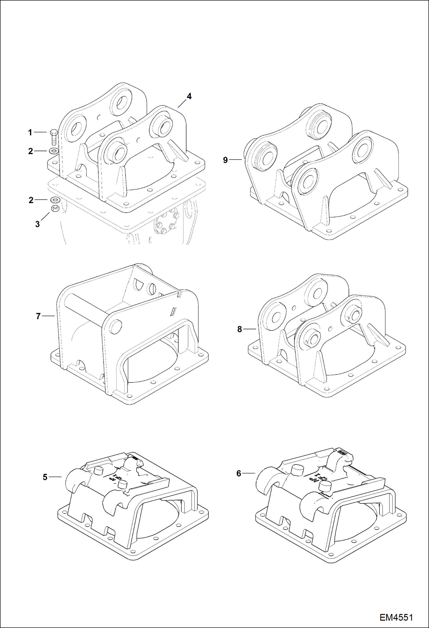 РОТОРНЫЕ ФРЕЗЫ (ПЕРЕХОДНИК) (СЕРИЙНЫЙ НОМЕР AS9V00101 И ВЫШЕ)