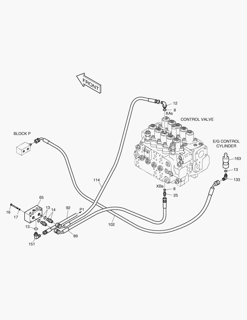 ТРУБОПРОВОД СЕРВОУПРАВЛЕНИЯ(8)
