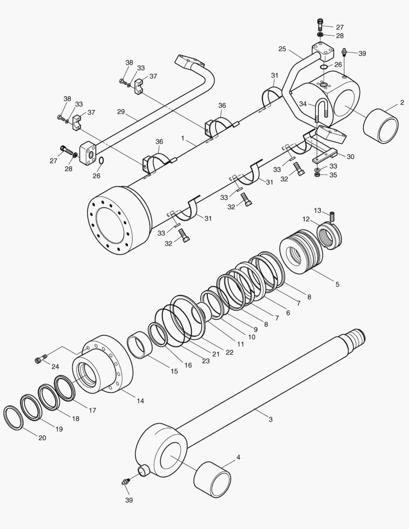 4330 BUCKET CYLINDER [1043~]