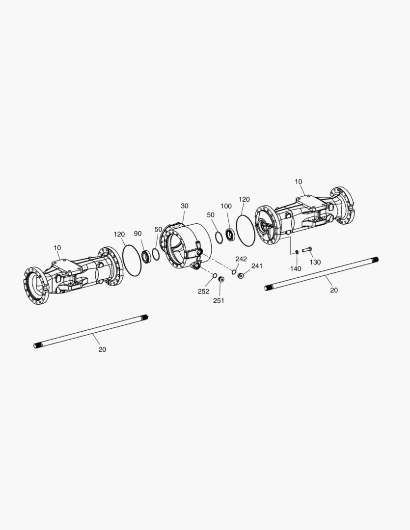 Спецтехника 4751 AXLE CASING-REAR AXLE [2132~] - главное фото