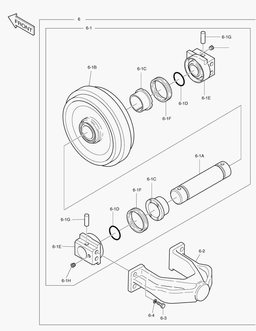 Схема НАТЯЖНОЕ КОЛЕСО