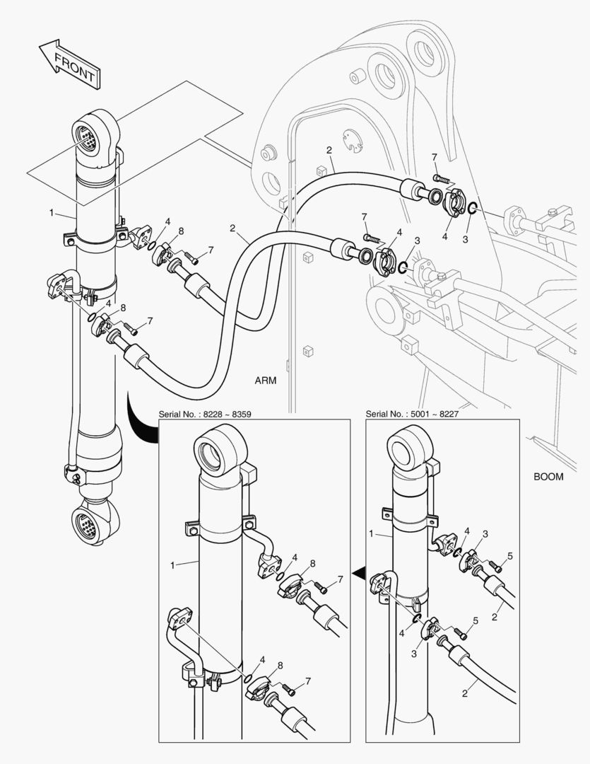 ГИДРОСИСТЕМА РУКОЯТИ - 2.1 м