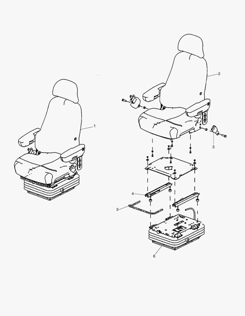 Спецтехника G320-10 DRIVER`S SEAT