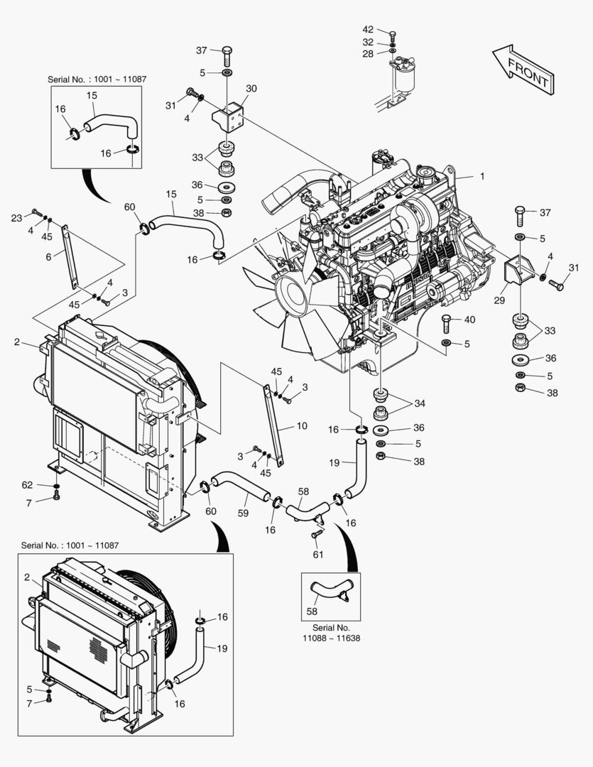 МОНТАЖ ДВИГАТЕЛЯ