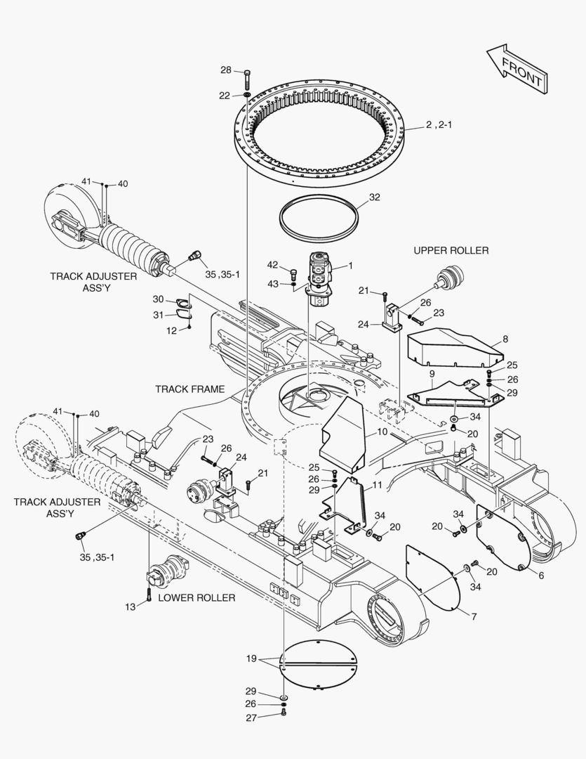 КОМПЛЕКТУЮЩИЕ ГУСЕНИЦЫ