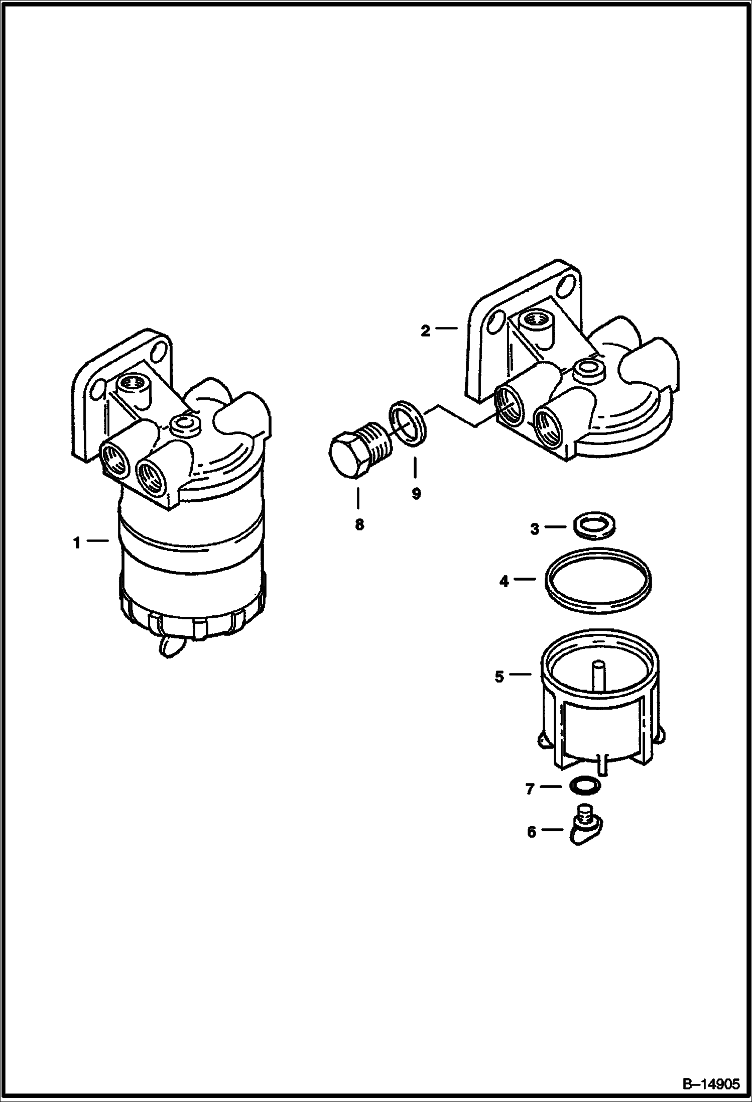 ФИЛЬТР ДЛЯ ТОПЛИВА (ЖЕЛОБОК ДЛЯ СБОРА ВОДЫ)