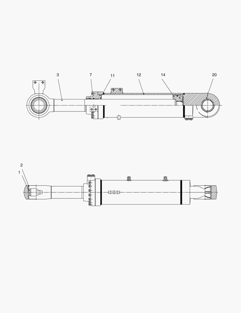 3340 CYLINDER;BUCKET(DY)