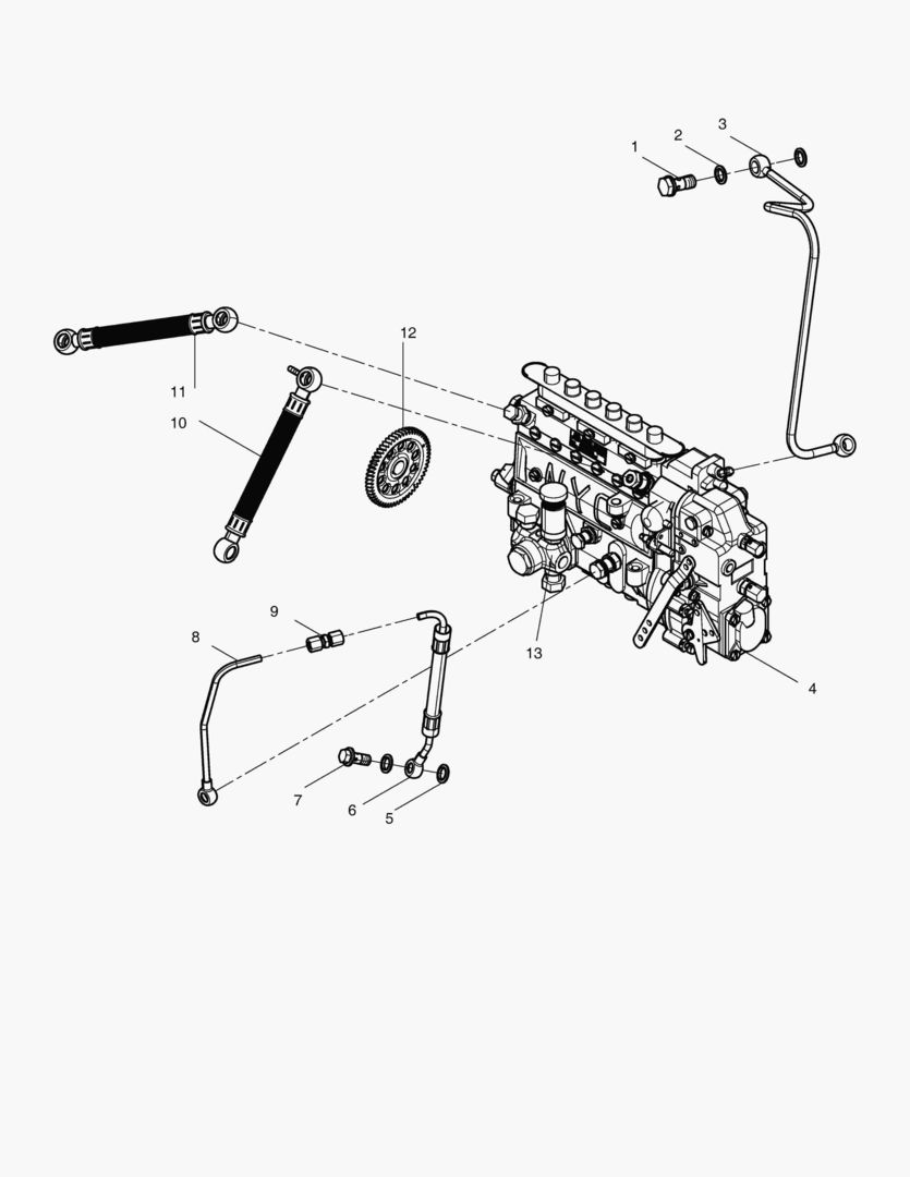 НАСОС ДЛЯ ВПРЫСКА ТОПЛИВА В СБОРЕ