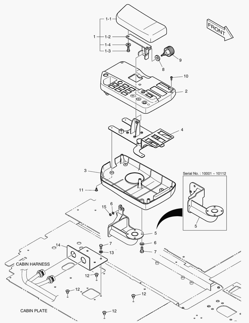 ПУЛЬТ УПРАВЛЕНИЯ-ТРИ РЫЧАГА(ЭЛЕКТРИКА)
