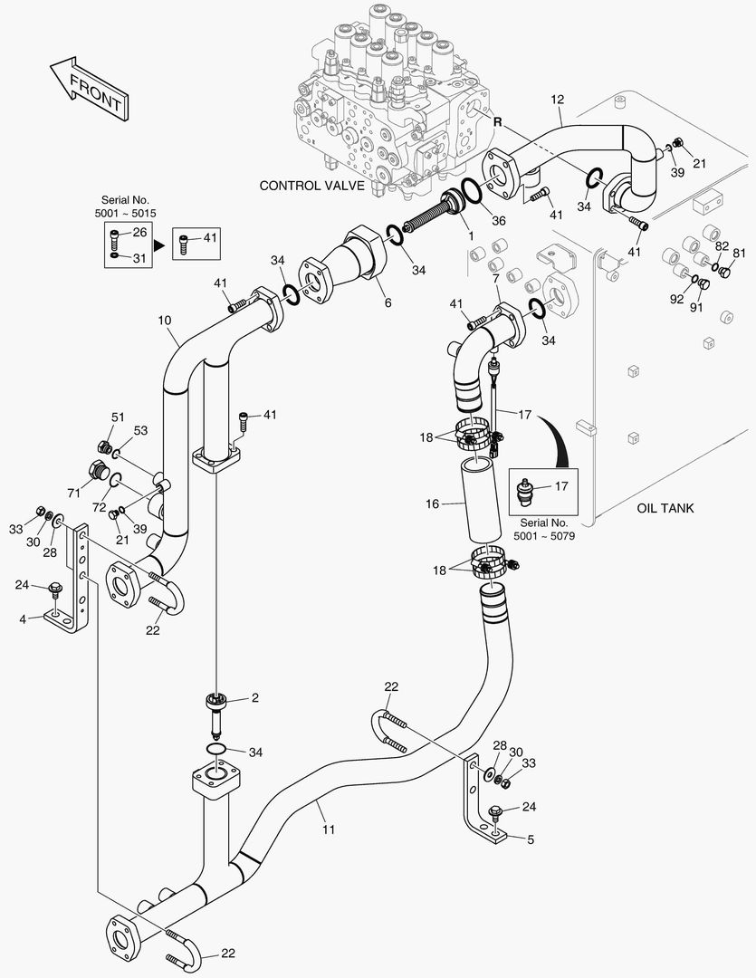 ТУБОПРОВОД МАСЛЯНОГО РАДИАТОРА(2)
