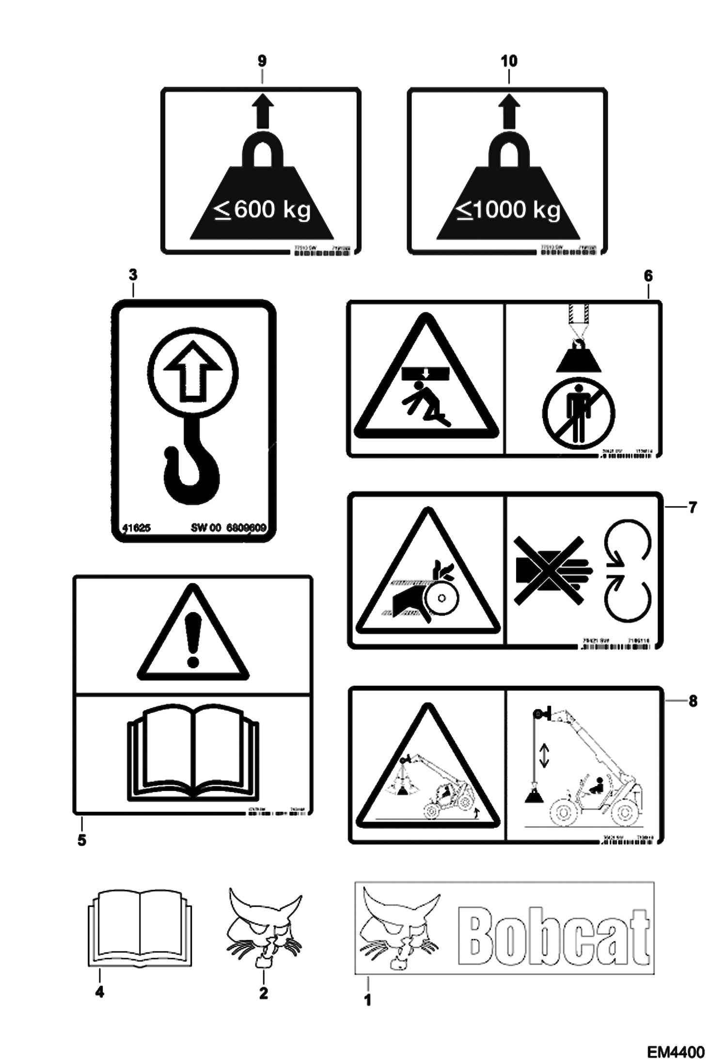 ПРЕДУПРЕЖДАЮЩИЕ ТАБЛИЧКИ (СЕРИЙНЫЙ НОМЕР AK3F00101 И ВЫШЕ, AK3G00101 И ВЫШЕ)