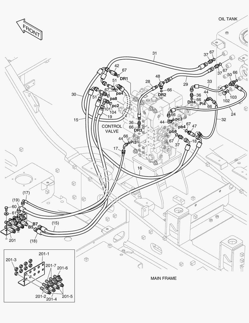 1320 PILOT PIPING(2) - BOOM [1001~1019]