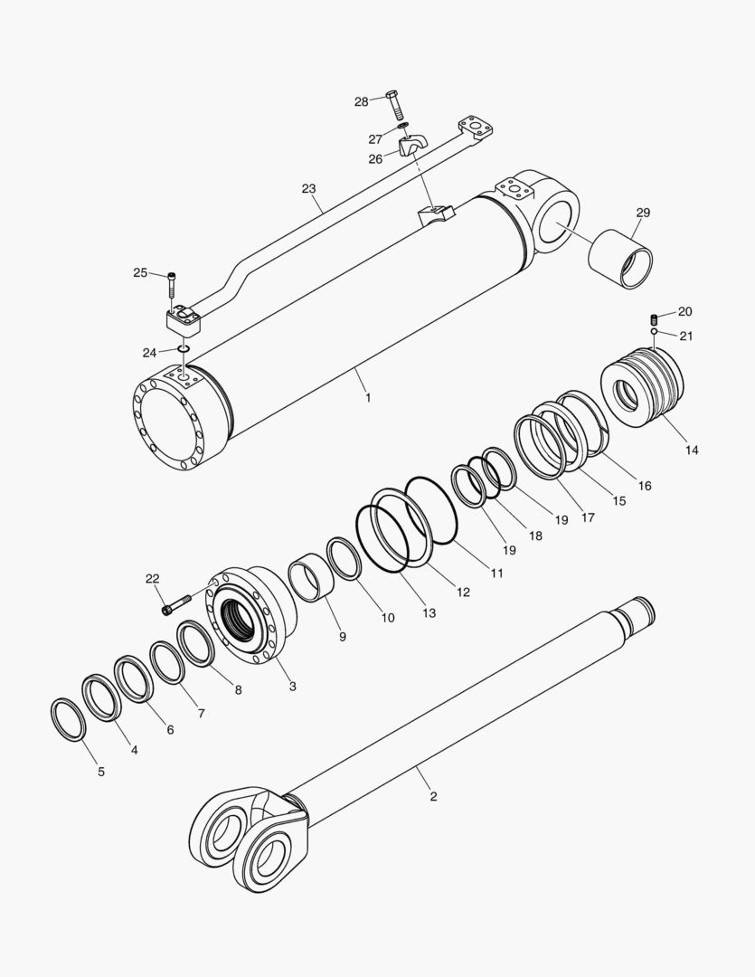 Спецтехника 3551 LIFT CYLINDER [11184~] - главное фото
