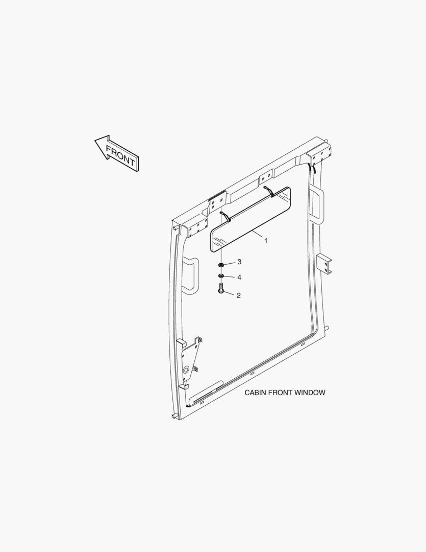 ПРОТИВОСОЛНЕЧНЫЙ КОЗЫРЕК В СБОРЕ