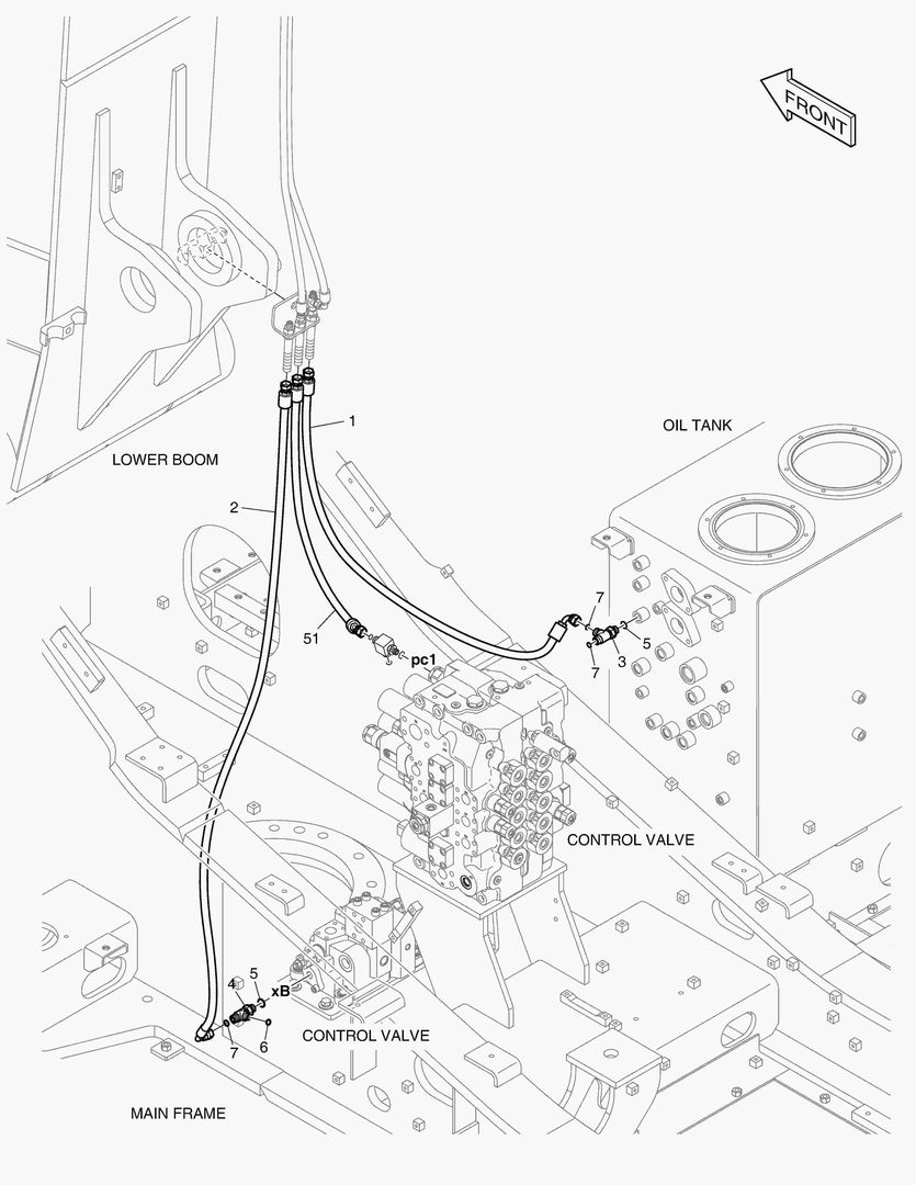 ГИДРОЗАМОК ТРУБОПРОВОДА - ШАРНИРНАЯ СТРЕЛА