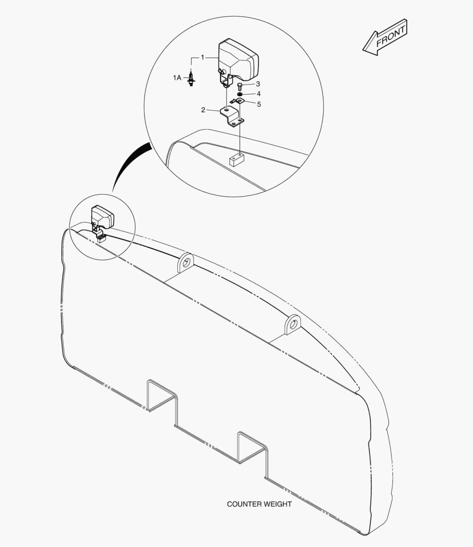 РАБОЧАЯ ФАРА - ЗАДНИЙ